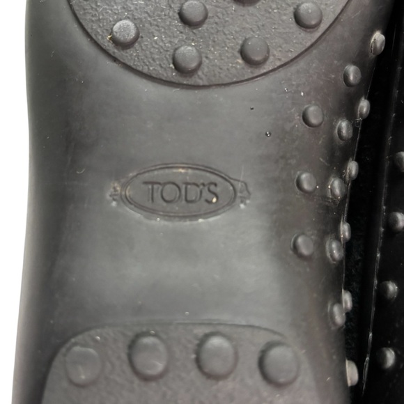 TOD’S - MEN’S SIZE 9 - BLACK SUEDE - SLIP ON CITY DRIVING LOAFERS SHOES -S2 - Picture 12 of 15
